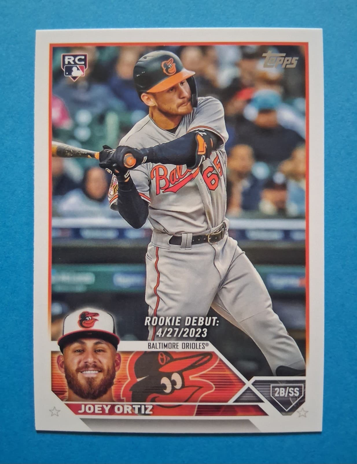 Joey Ortiz trading card