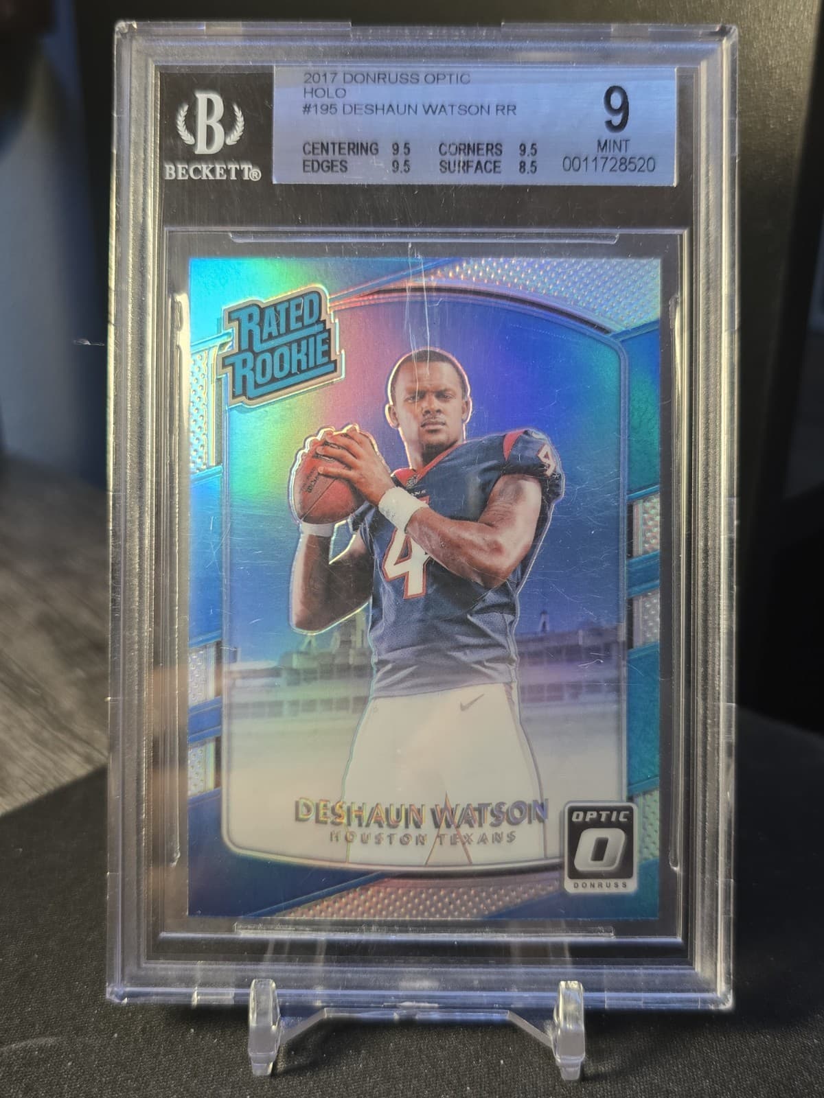 Deshaun Watson trading card