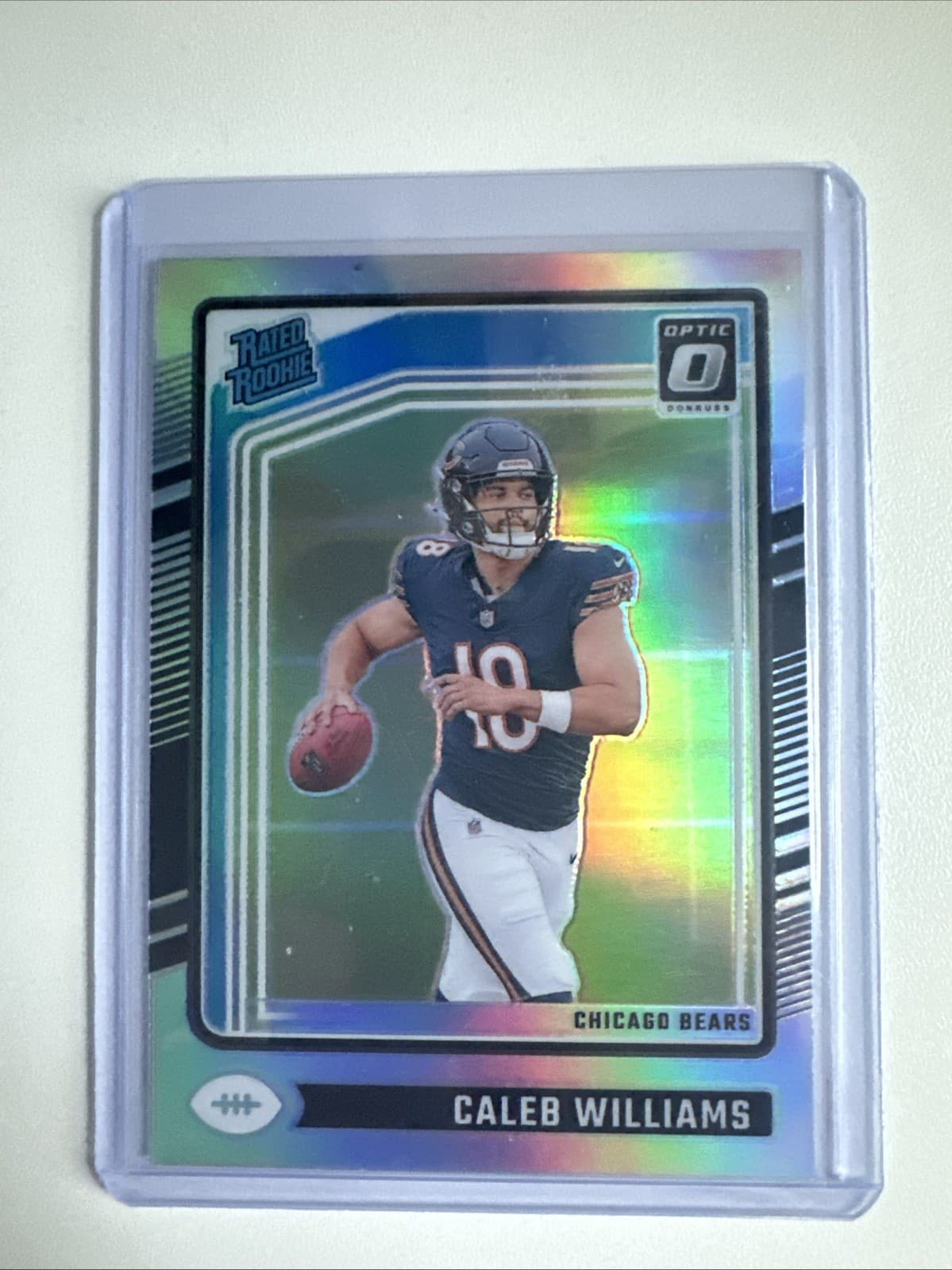 Caleb Williams trading card