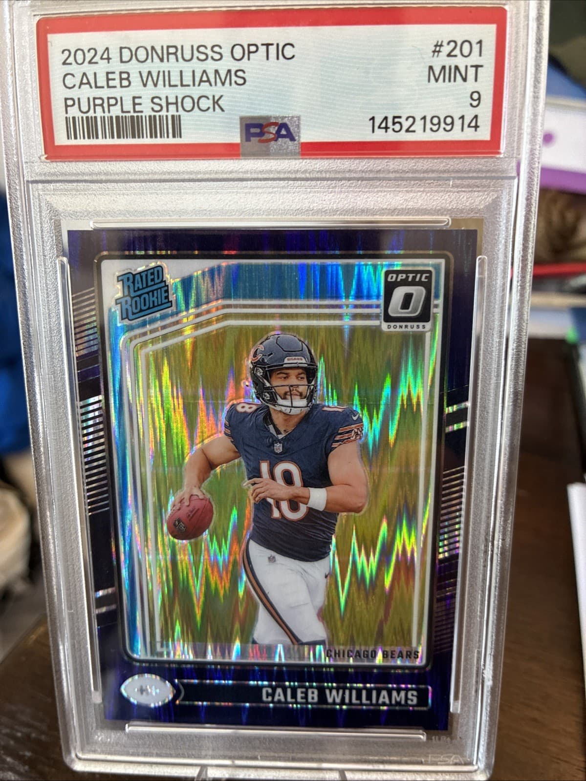 Caleb Williams 2024 panini Donruss Optic