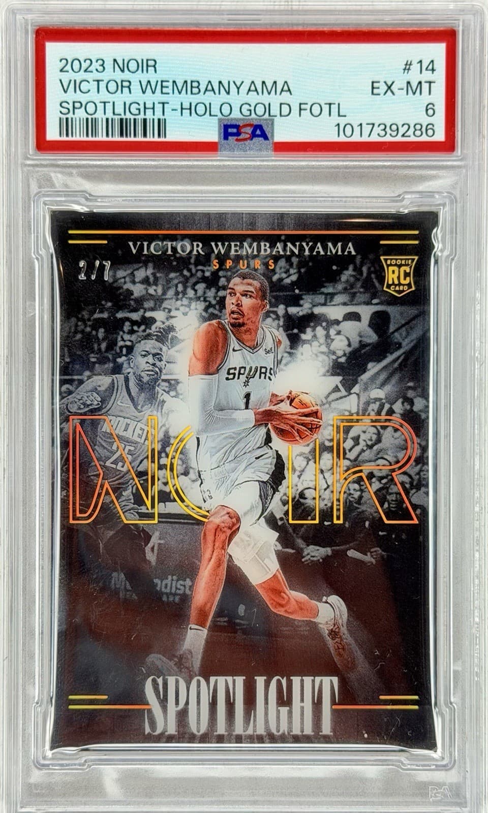 Victor Wembanyama 2023 panini Panini Contenders Optic