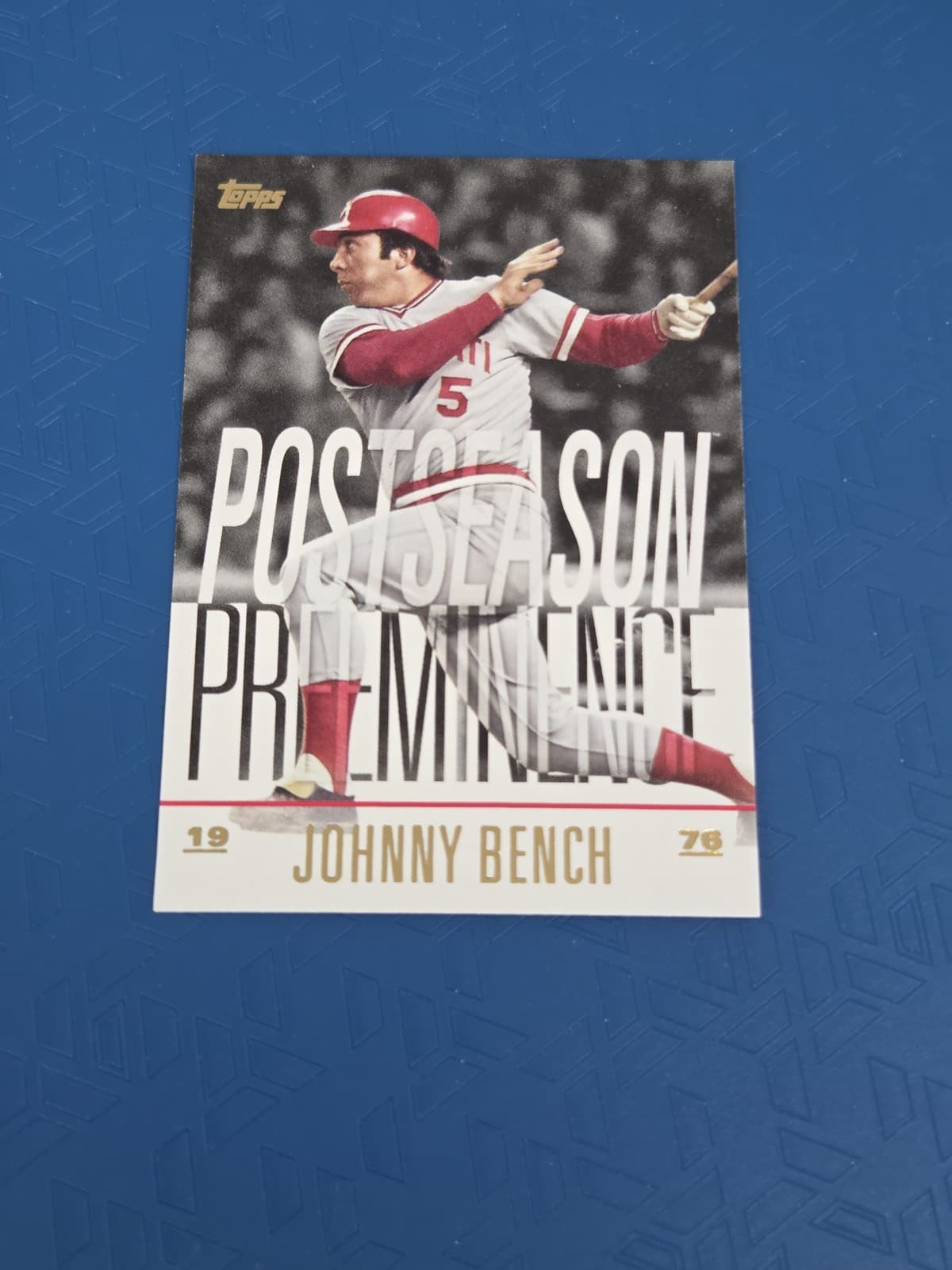 Johnny Bench 2018 topps Topps Update