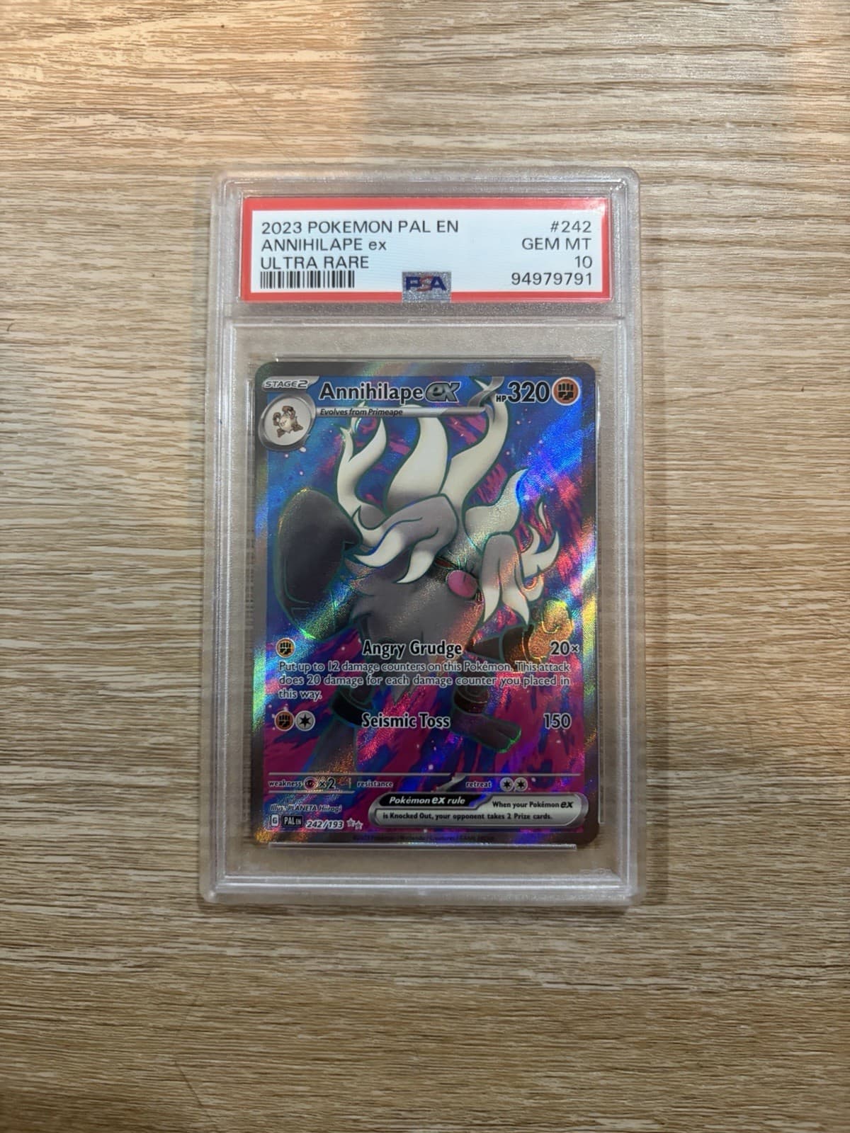 Annihilape ex trading card
