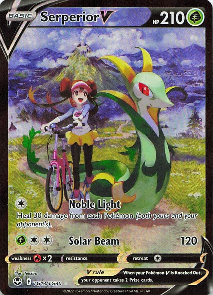 Serperior V trading card
