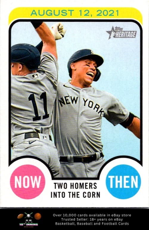 Two Homers Into The Corn trading card