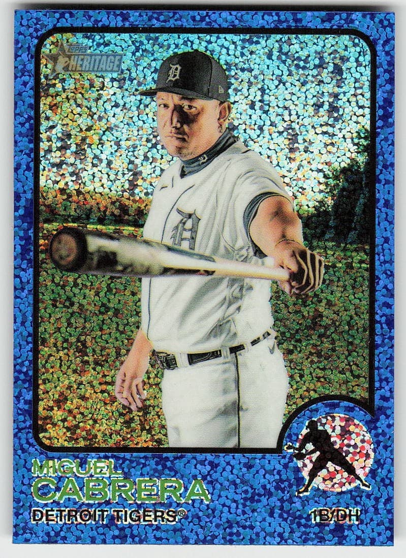 Miguel Cabrera 2022 topps Topps Heritage
