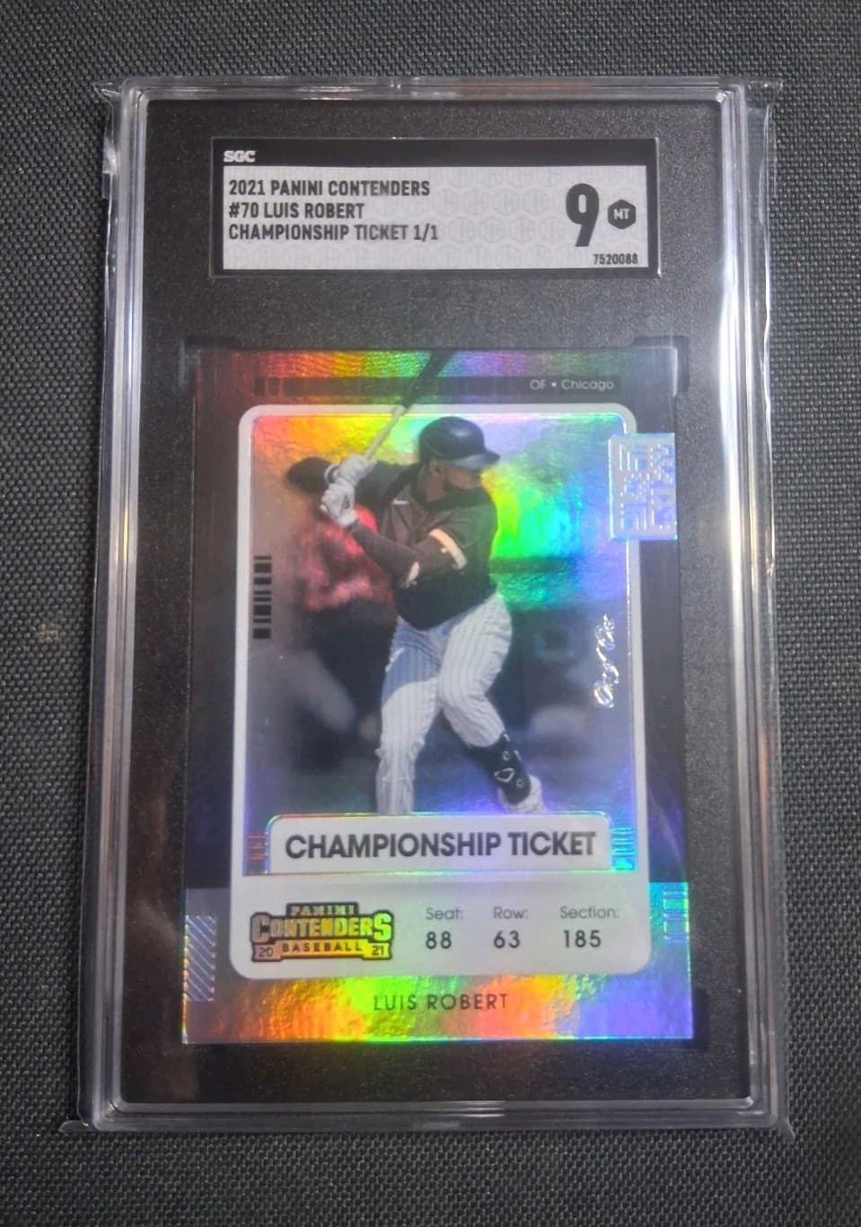 Luis Robert 2021 panini