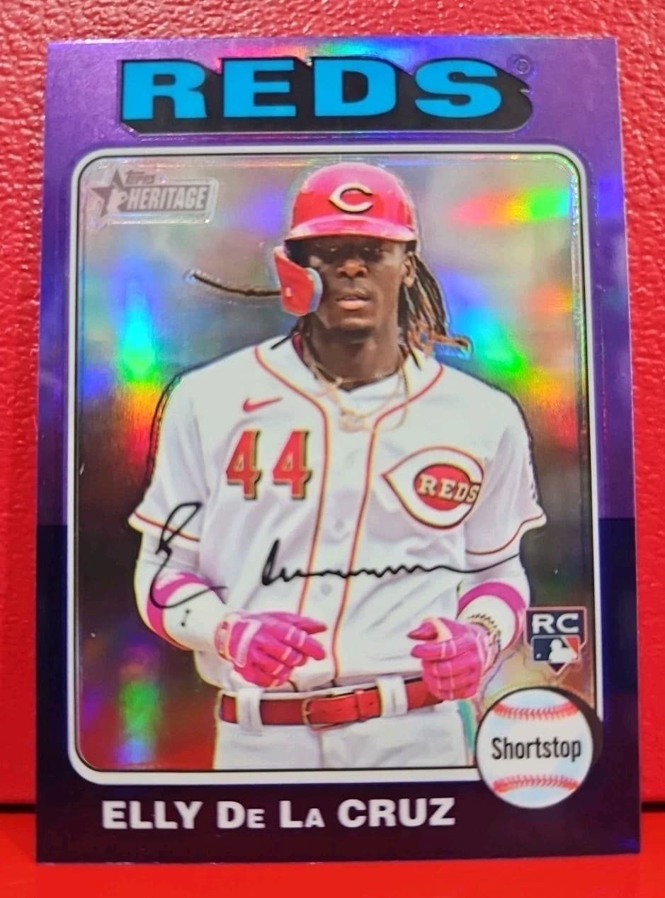 Elly De La Cruz 2024 topps Topps Heritage