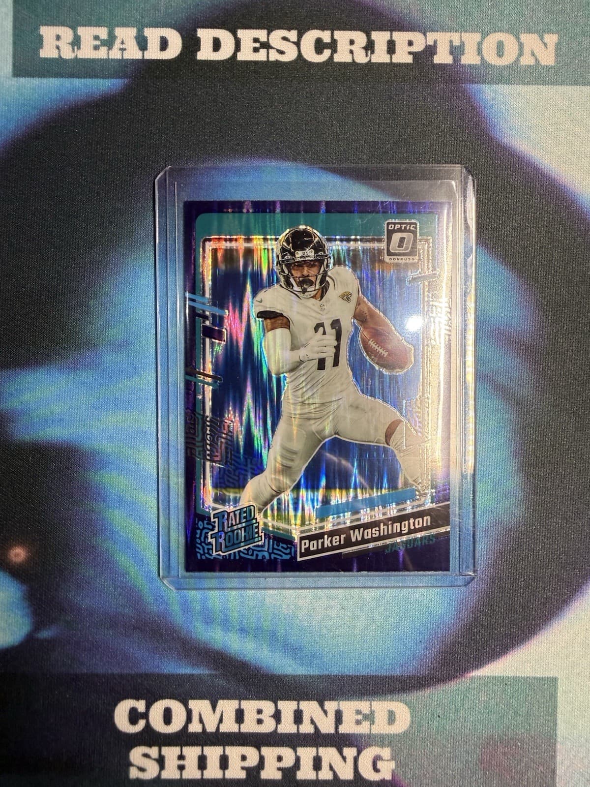 Parker Washington trading card