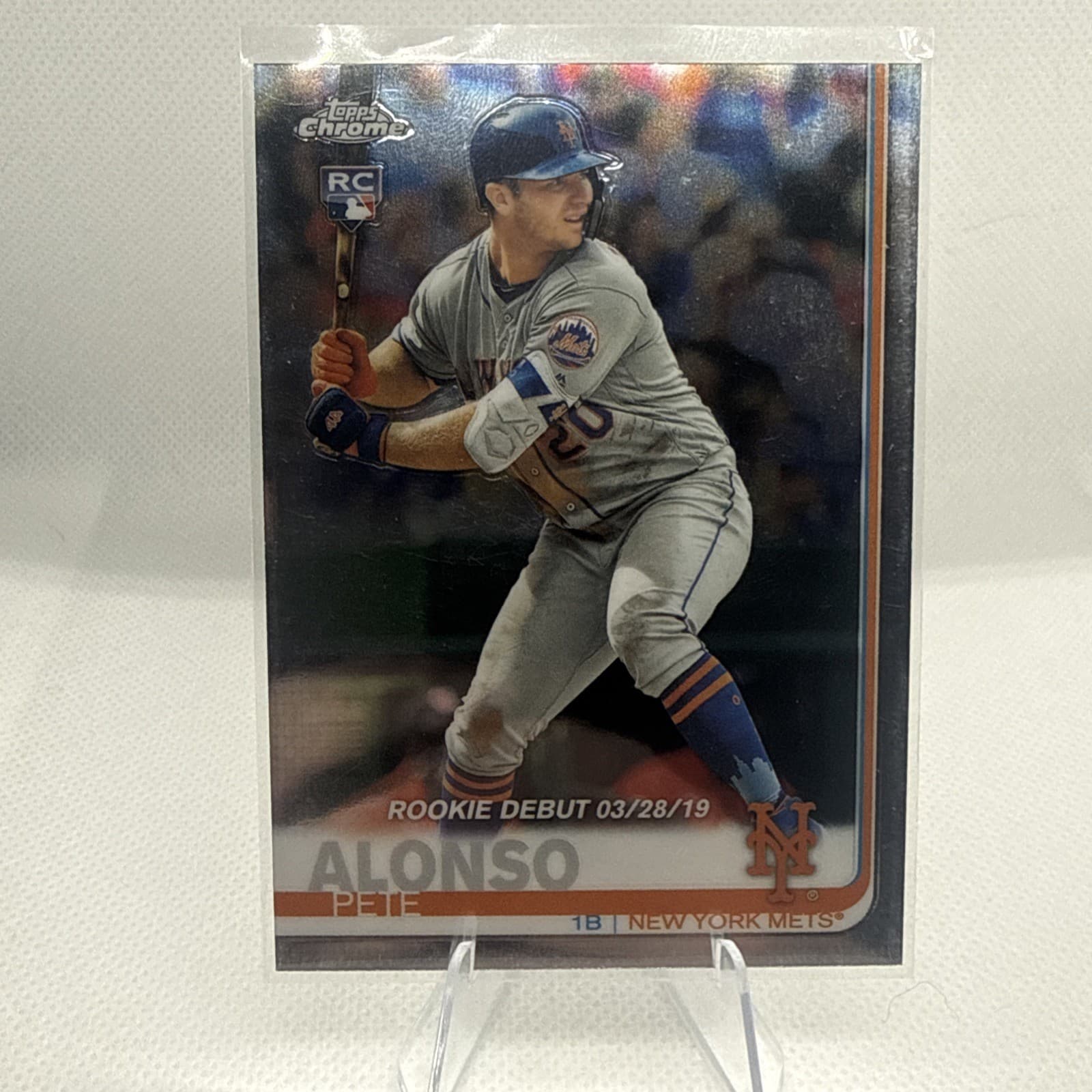 Pete Alonso 2019 topps Topps Chrome Update Rookie Debut