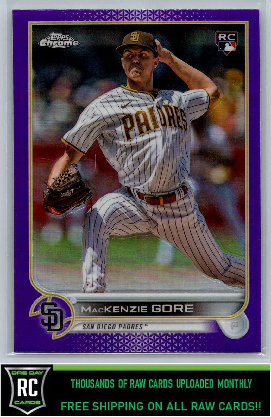 MacKenzie Gore trading card