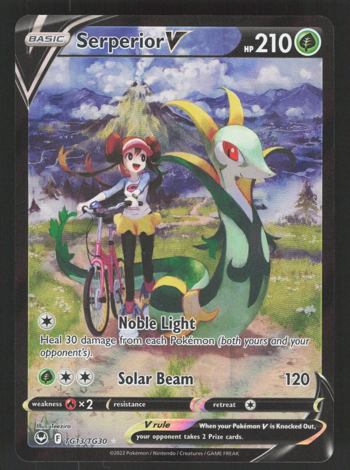 Serperior V trading card