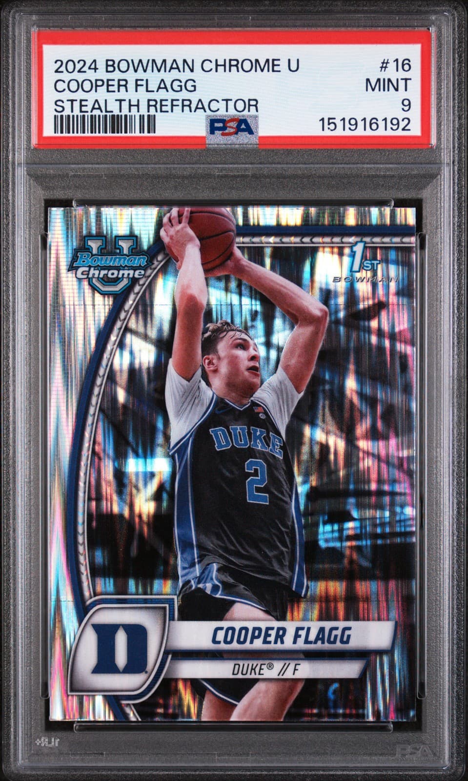 Cooper Flagg 2024 bowman Bowman University Chrome