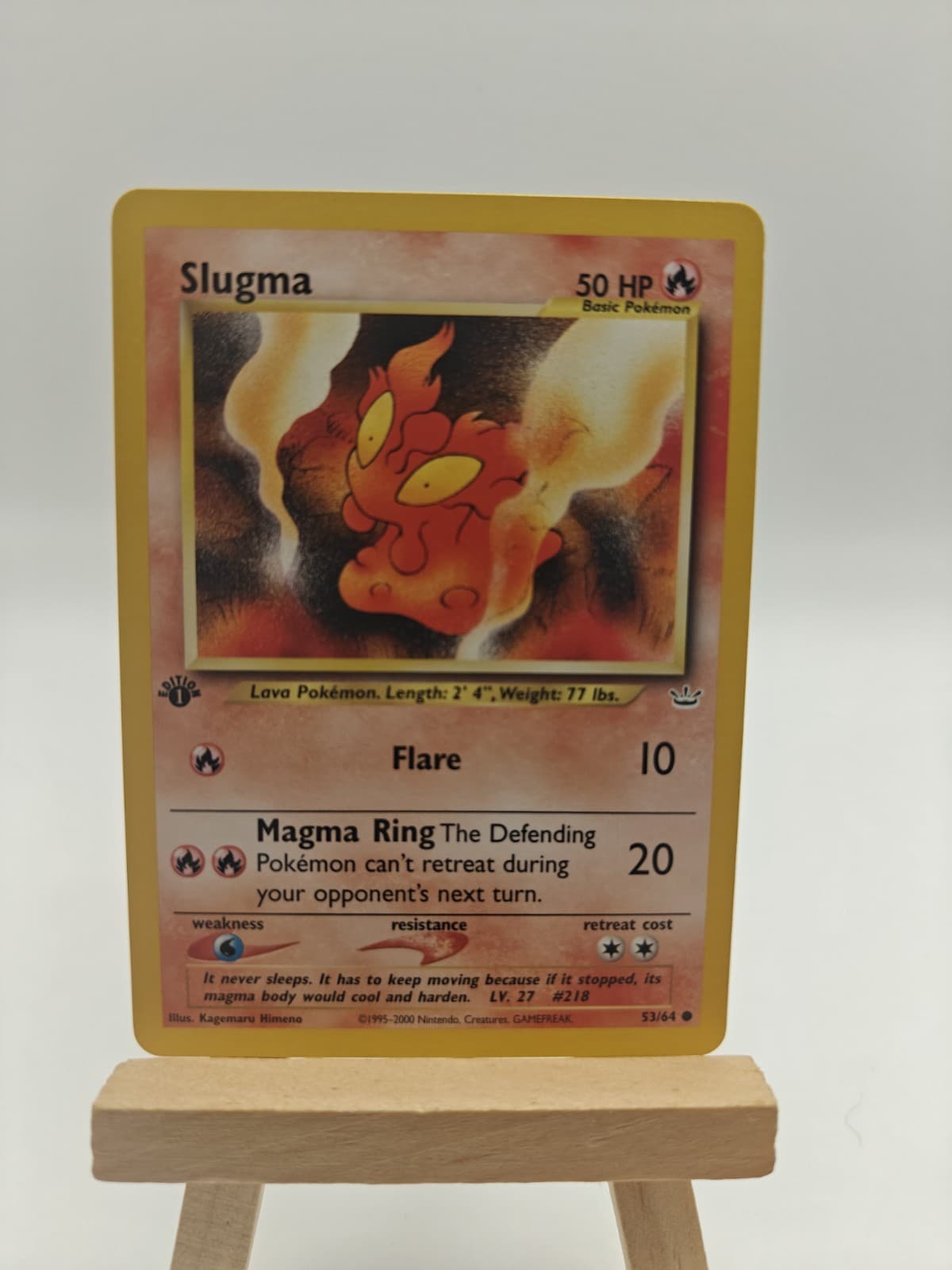Slugma 2001 Pokemon Neo Revelation