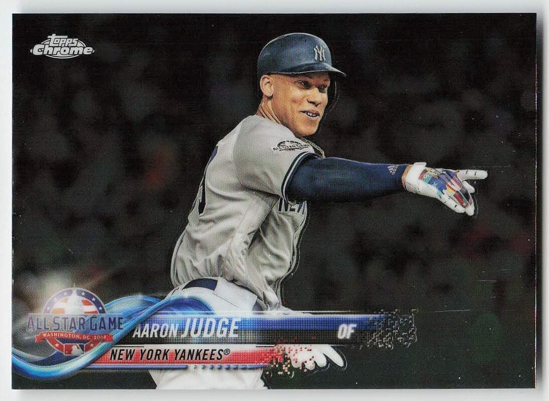 Aaron Judge 2018 topps Topps Chrome Update