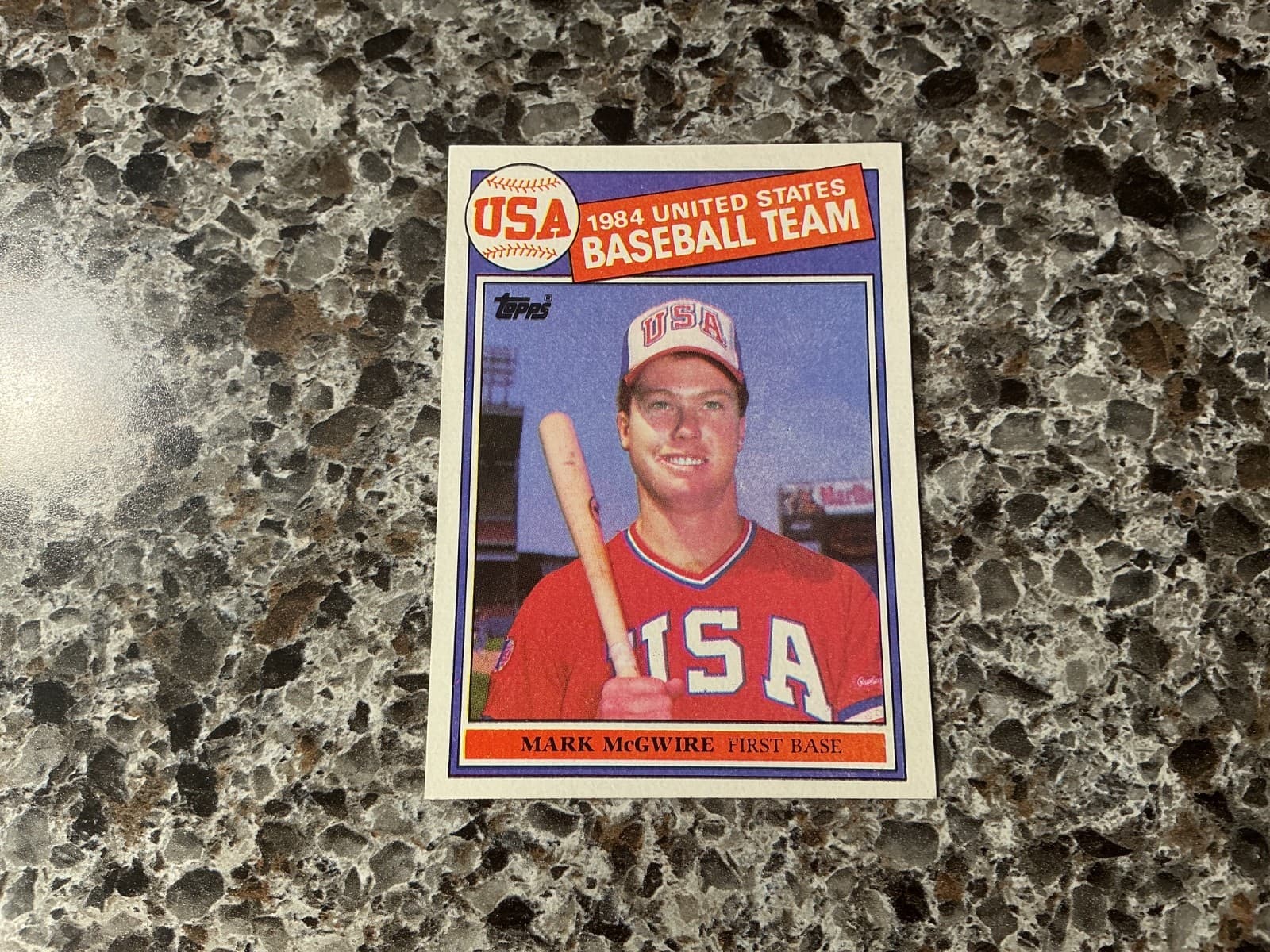 Mark McGwire trading card