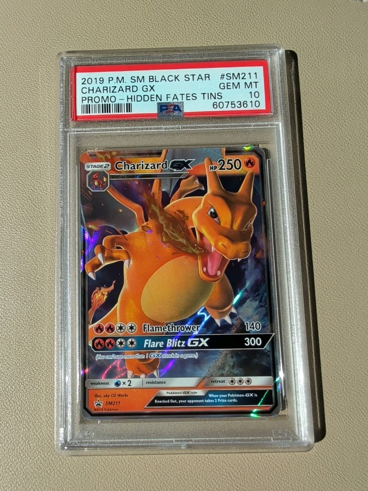 Charizard GX 2019 Sun Sun & Moon: Black Star Promo