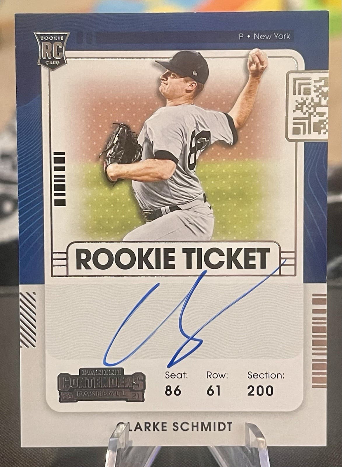 Clarke Schmidt 2021 panini