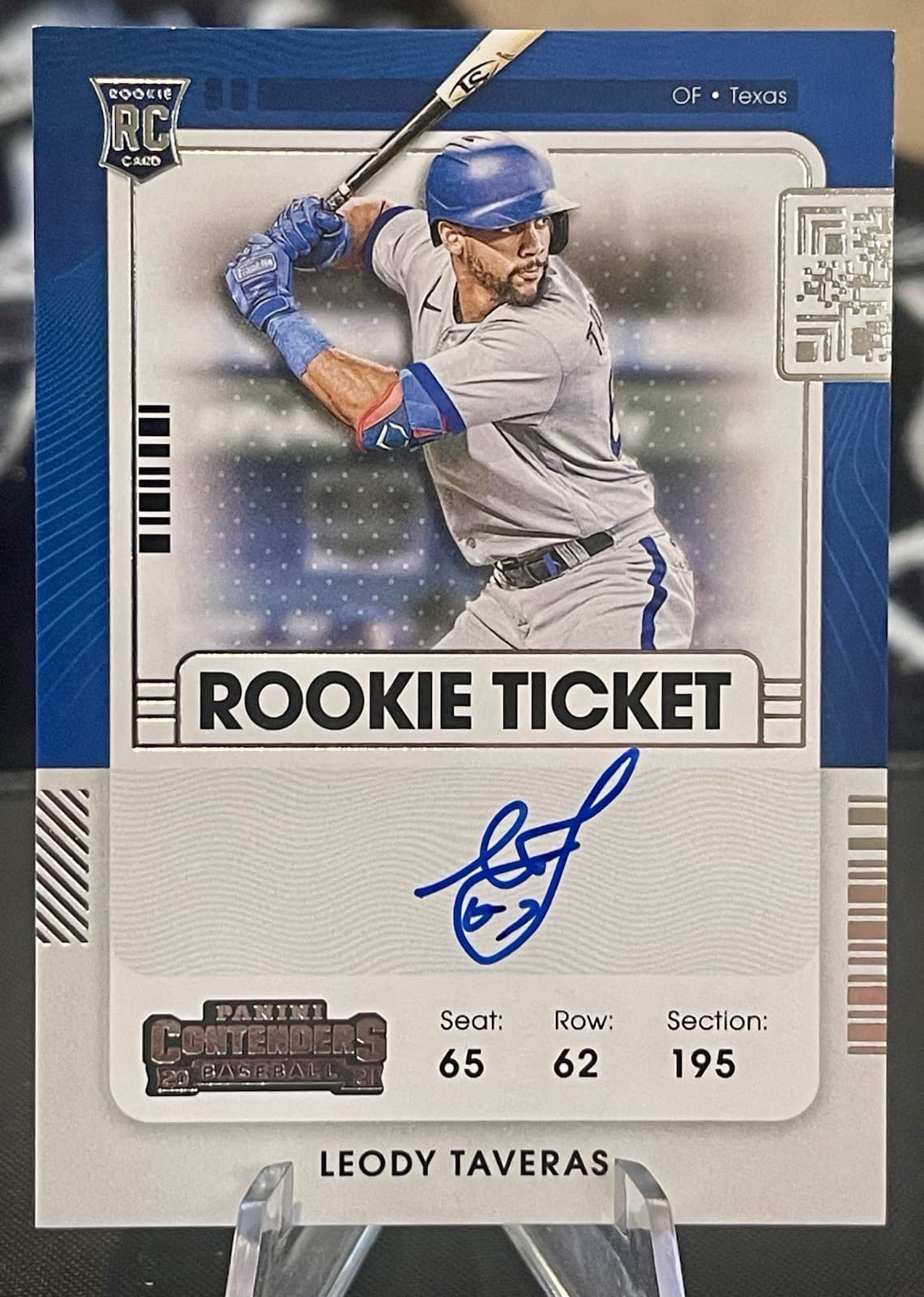 Leody Taveras 2021 panini Panini Contenders
