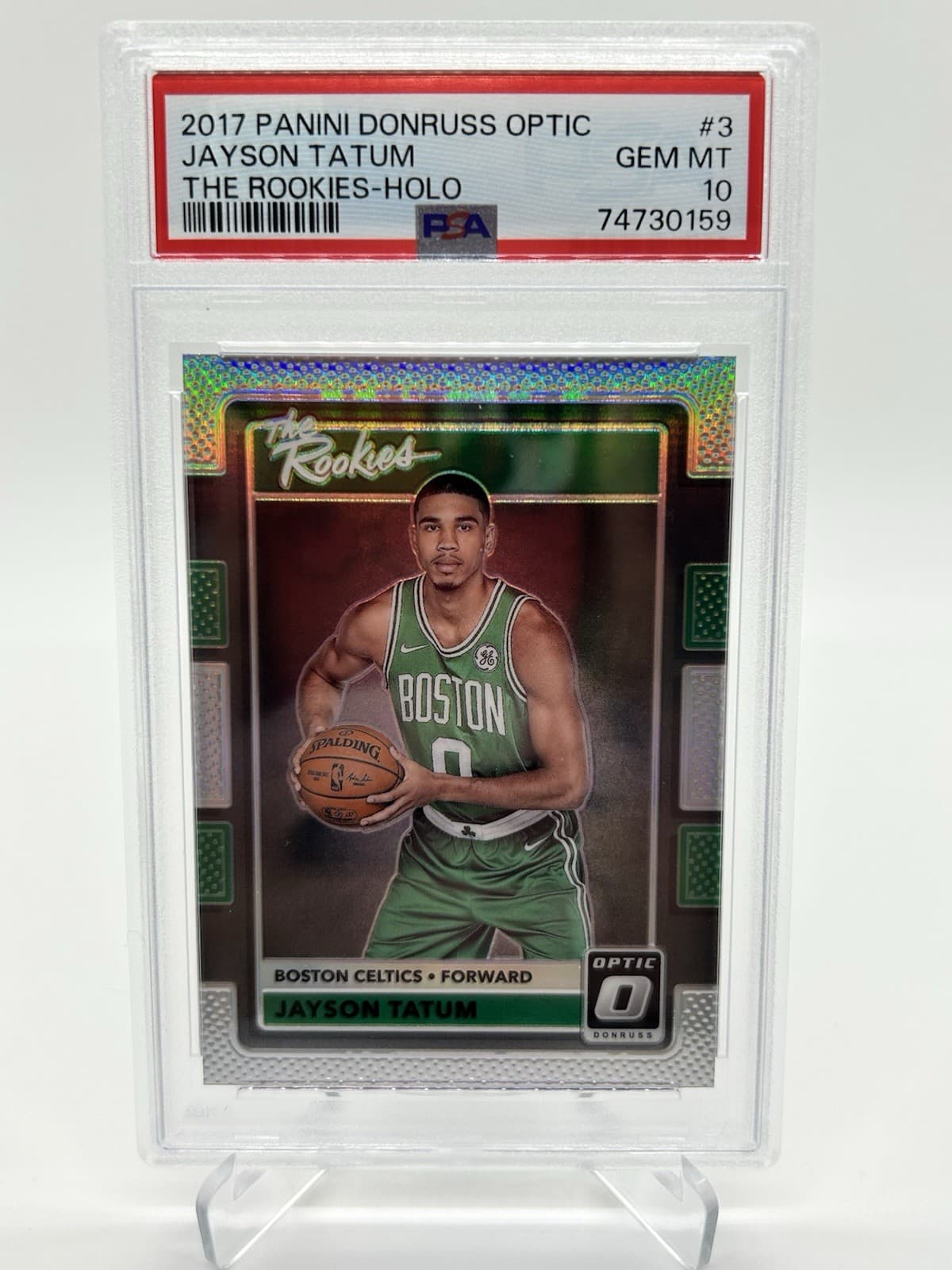 Jayson Tatum trading card