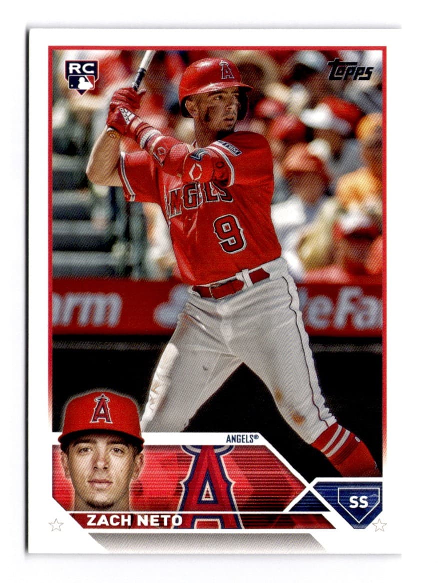 Zach Neto trading card