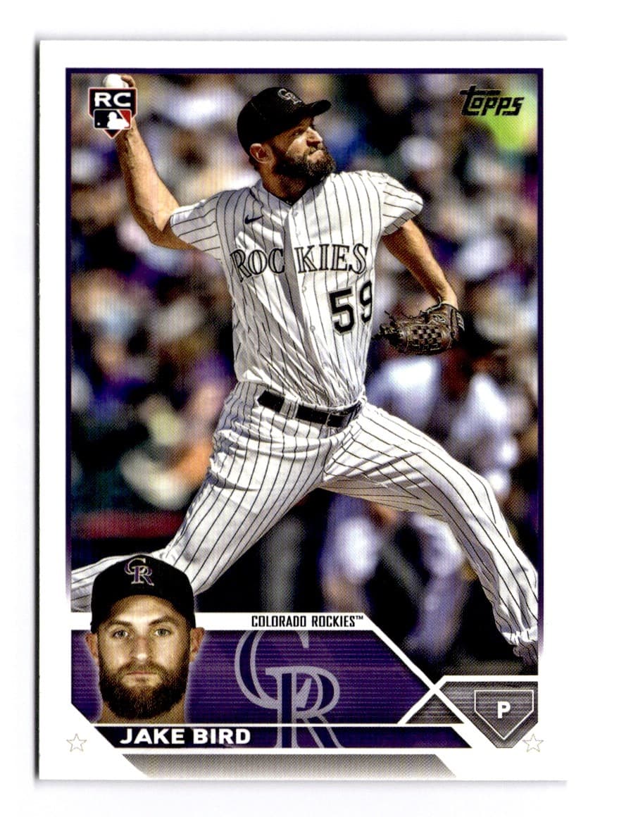 Jake Bird trading card