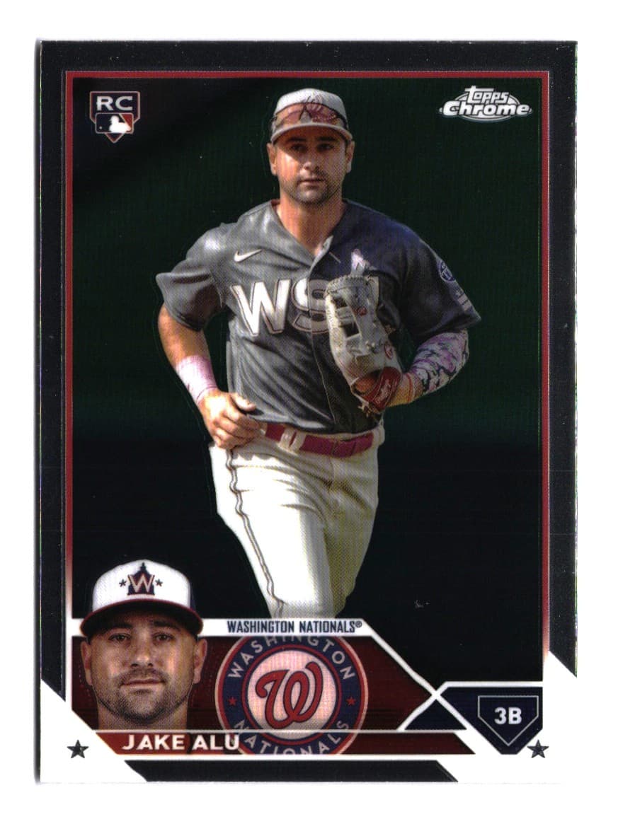 Jake Alu trading card