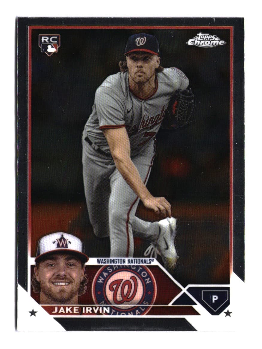 Jake Irvin trading card