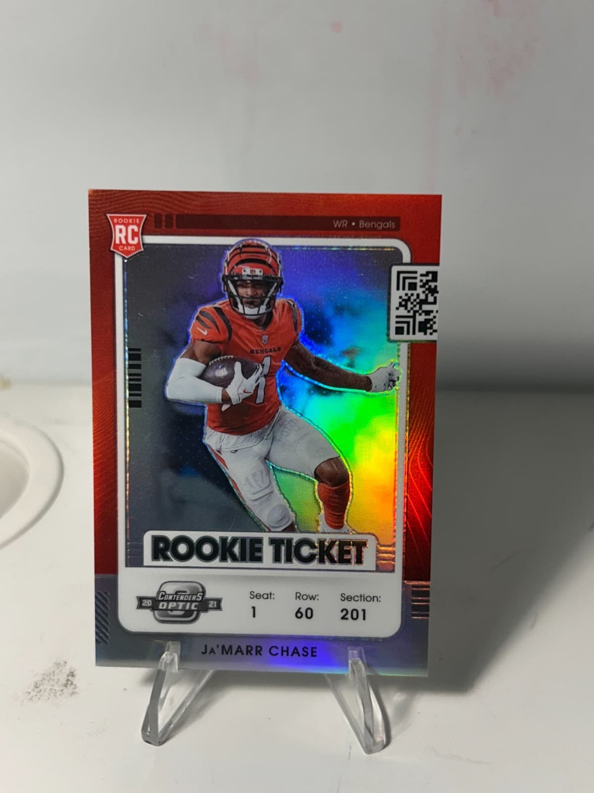 Ja'Marr Chase 2021 panini Panini Contenders Optic