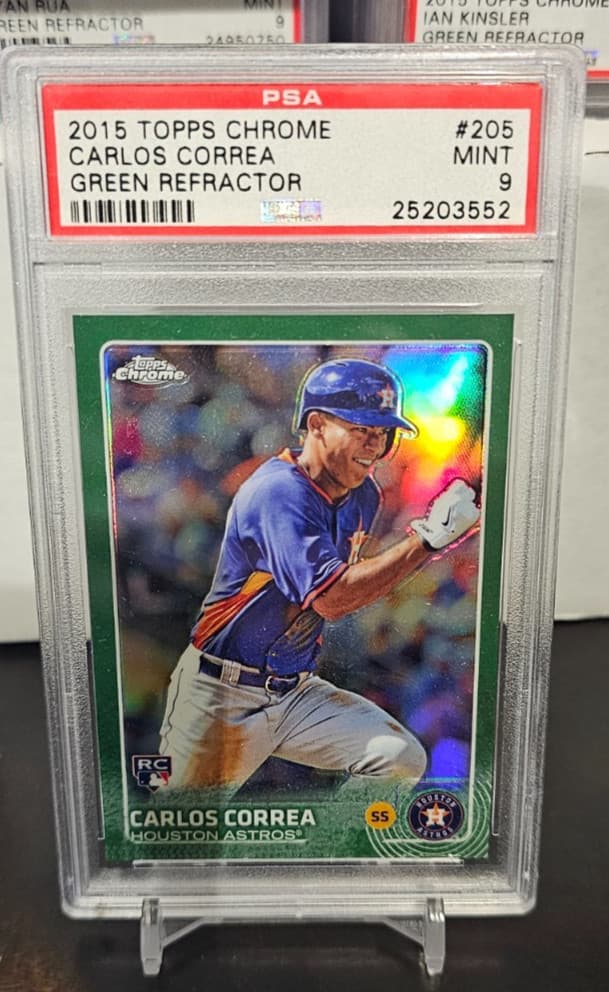 Carlos Correa trading card
