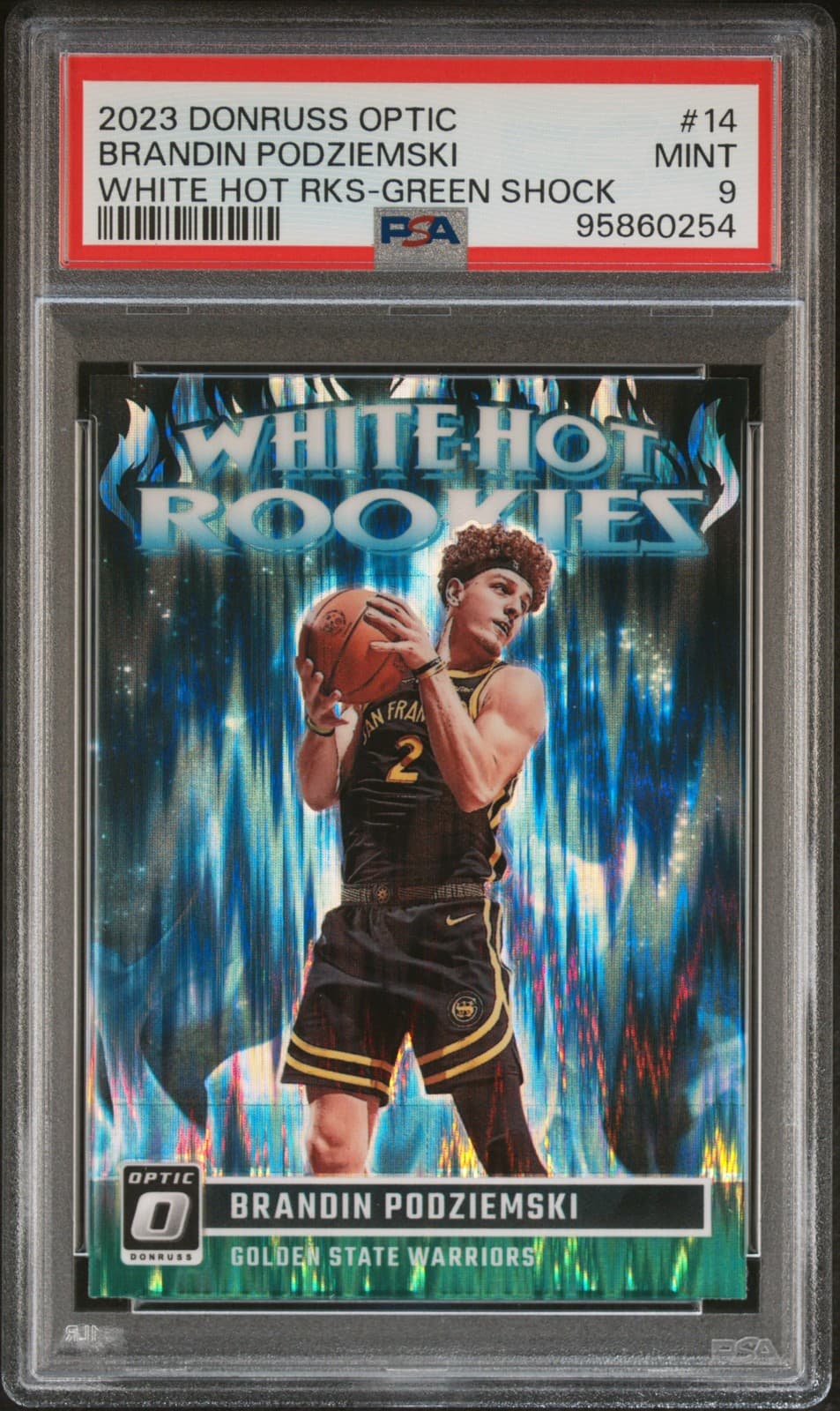 Brandin Podziemski 2023 panini Donruss Optic