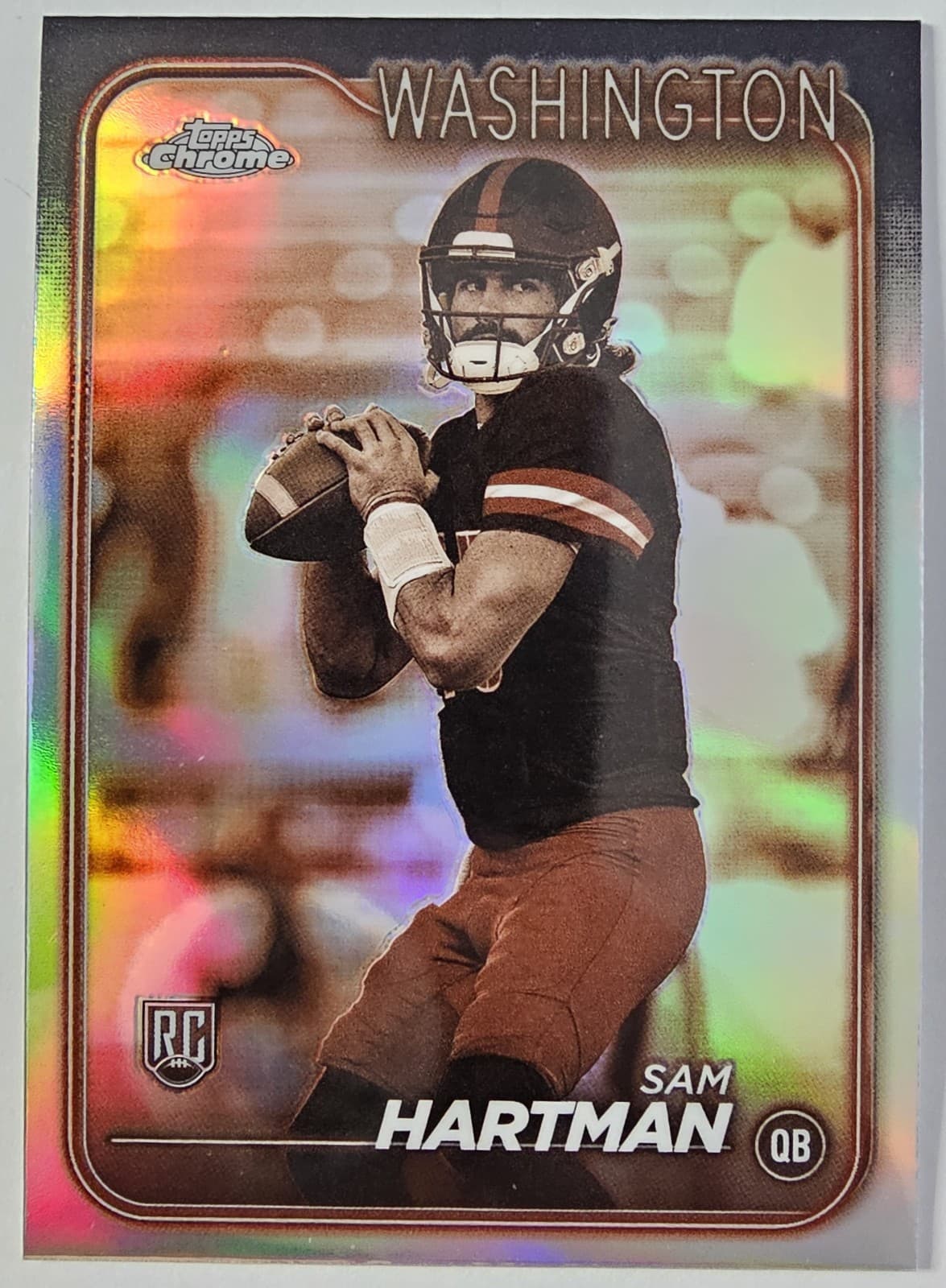 Sam Hartman trading card