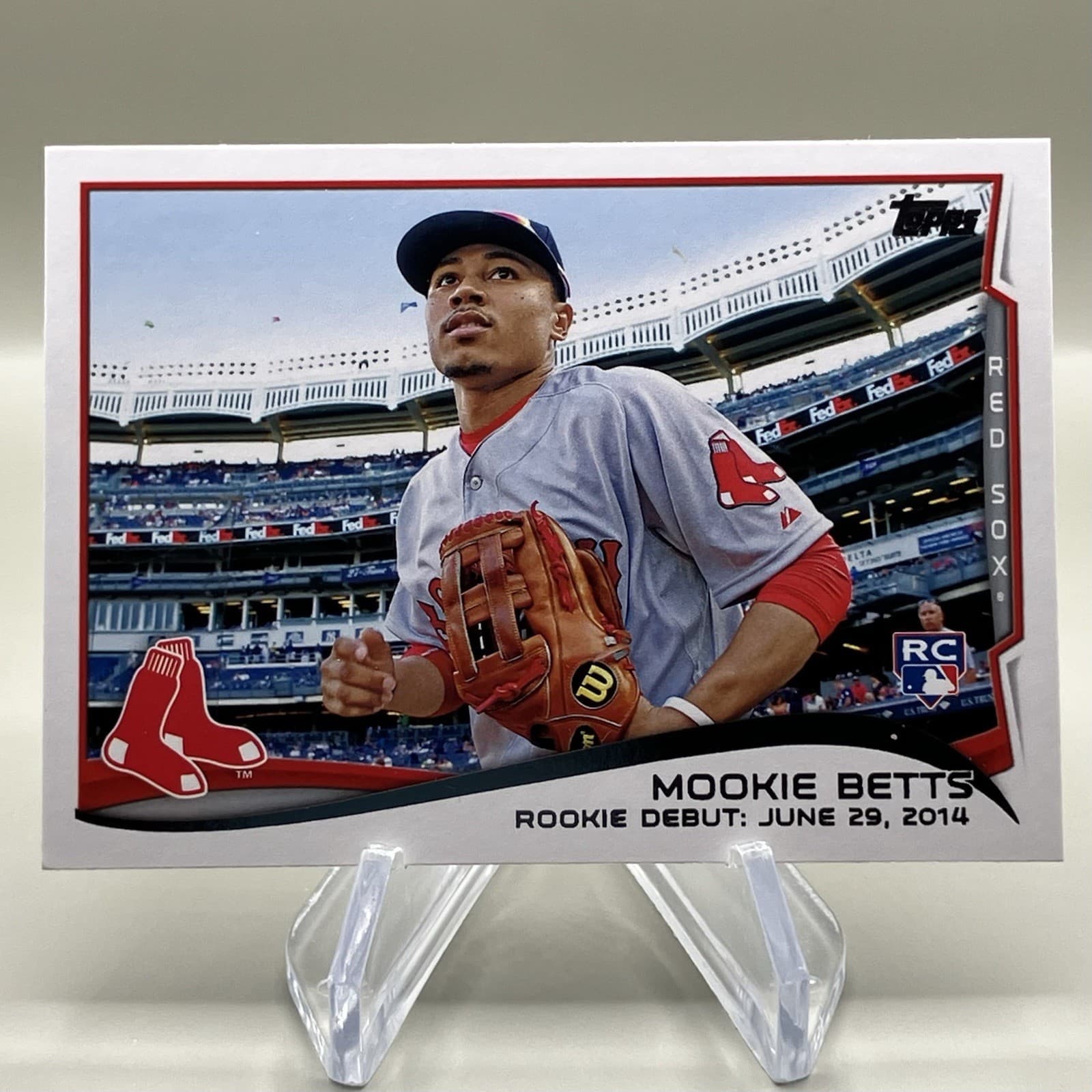 Mookie Betts trading card