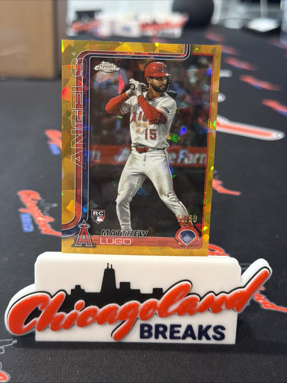 Matthew Lugo trading card