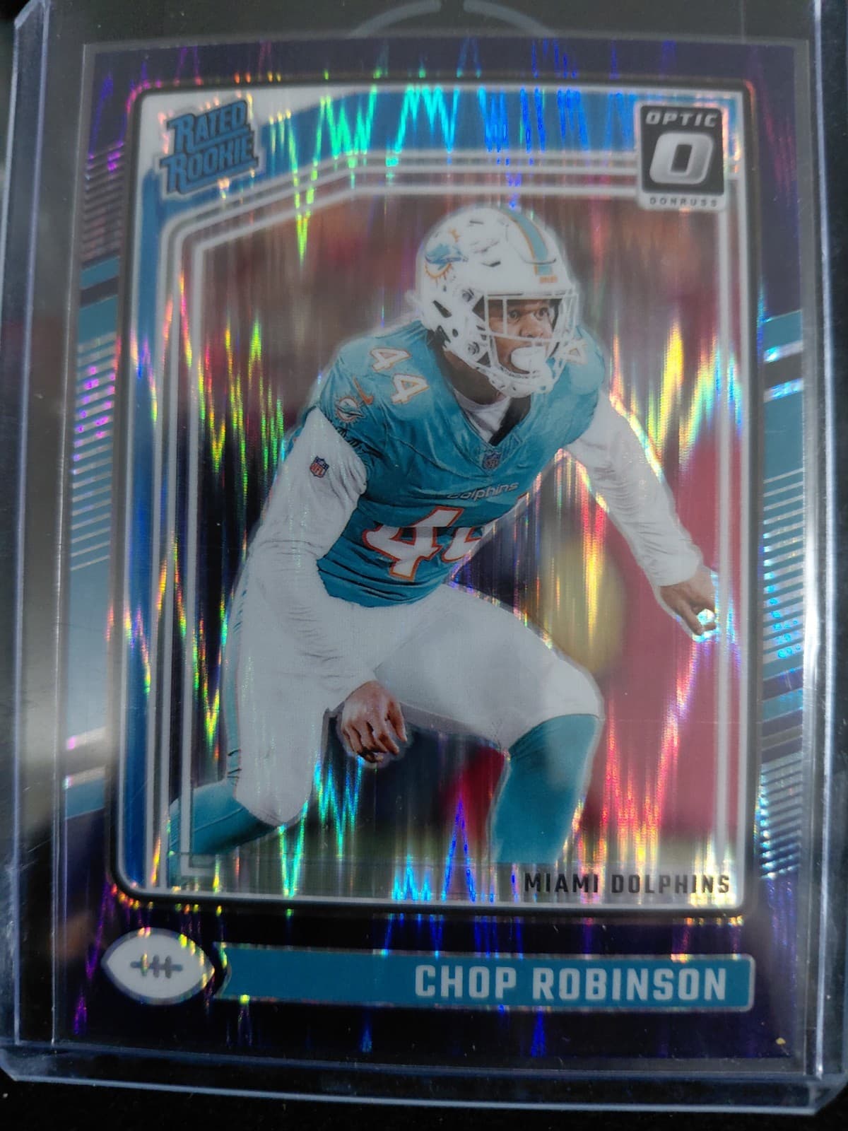 Chop Robinson trading card