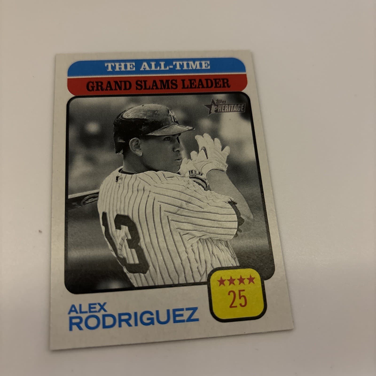 Alex Rodriguez 2022 topps Topps Heritage