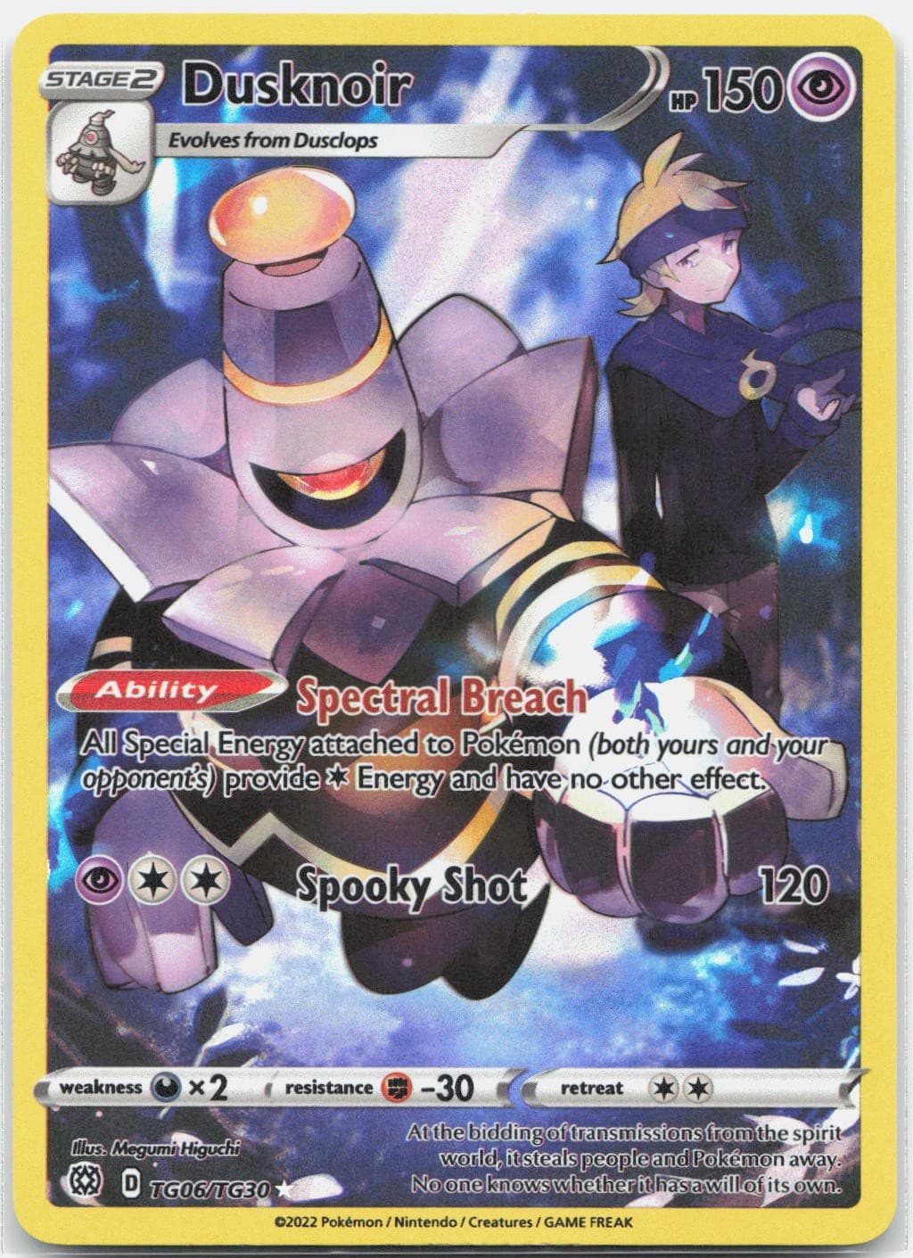 Dusknoir trading card