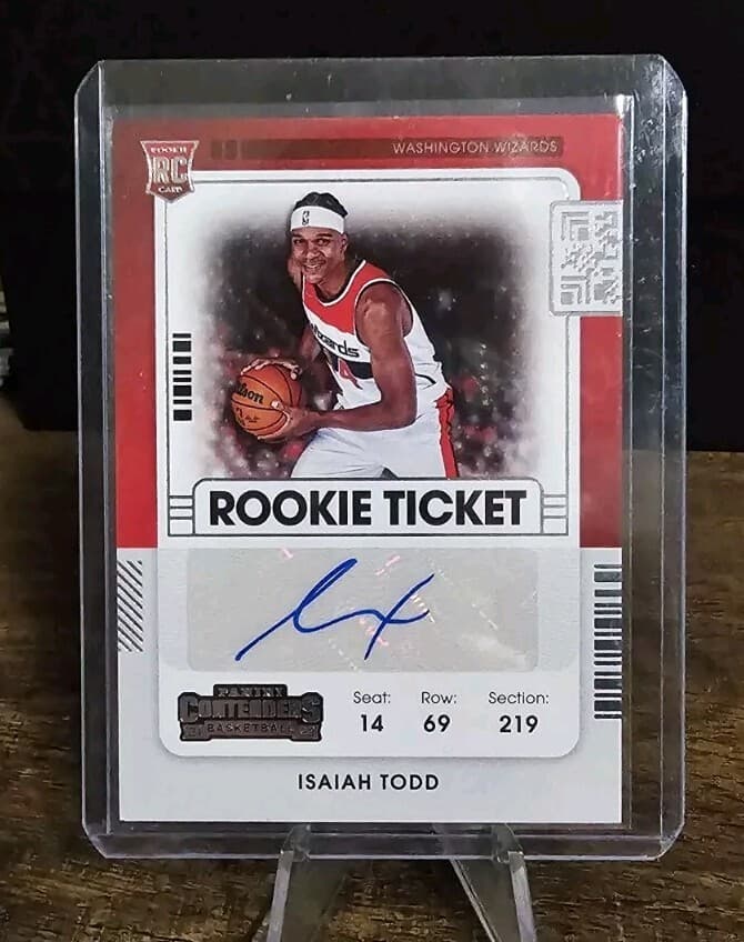 Isaiah Todd trading card