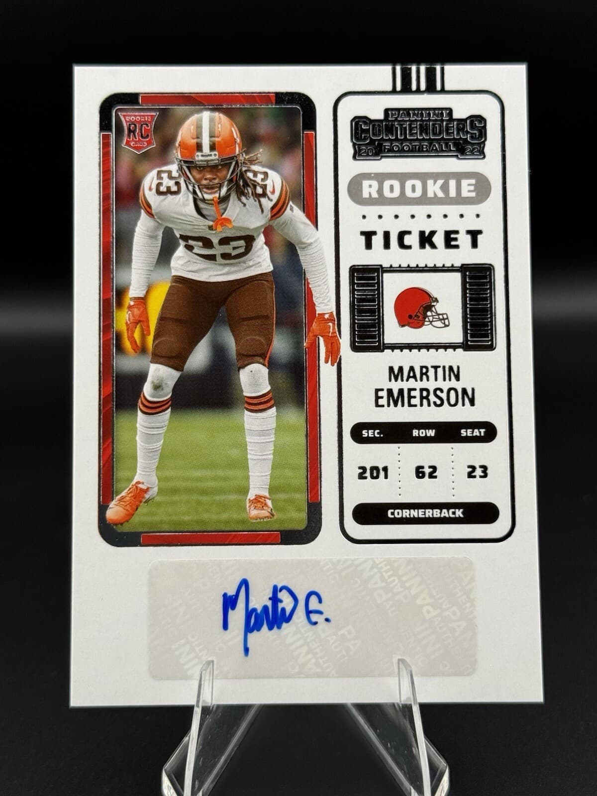 Martin Emerson trading card