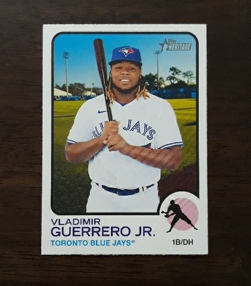Vladimir Guerrero Jr. 2022 topps Topps Heritage