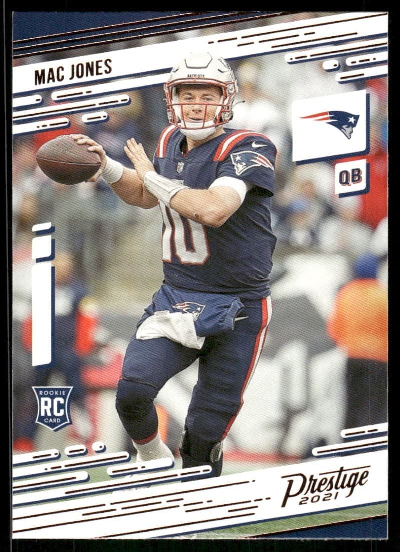 Mac Jones trading card