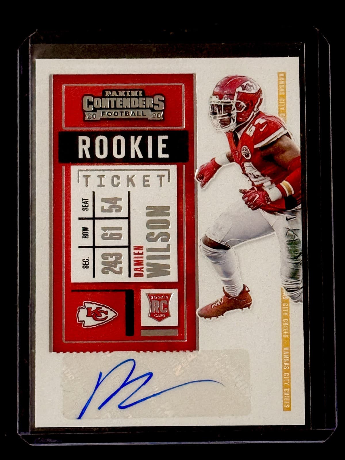Damien Wilson trading card