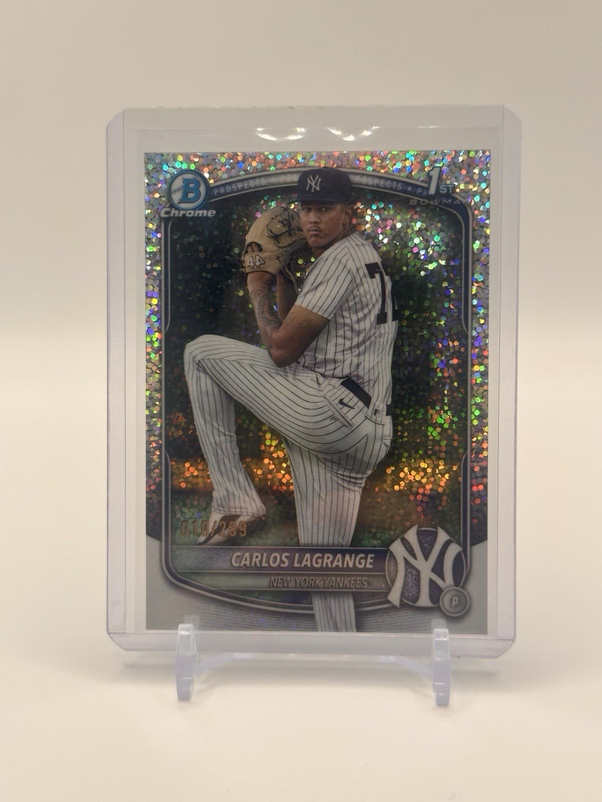 Carlos Lagrange trading card