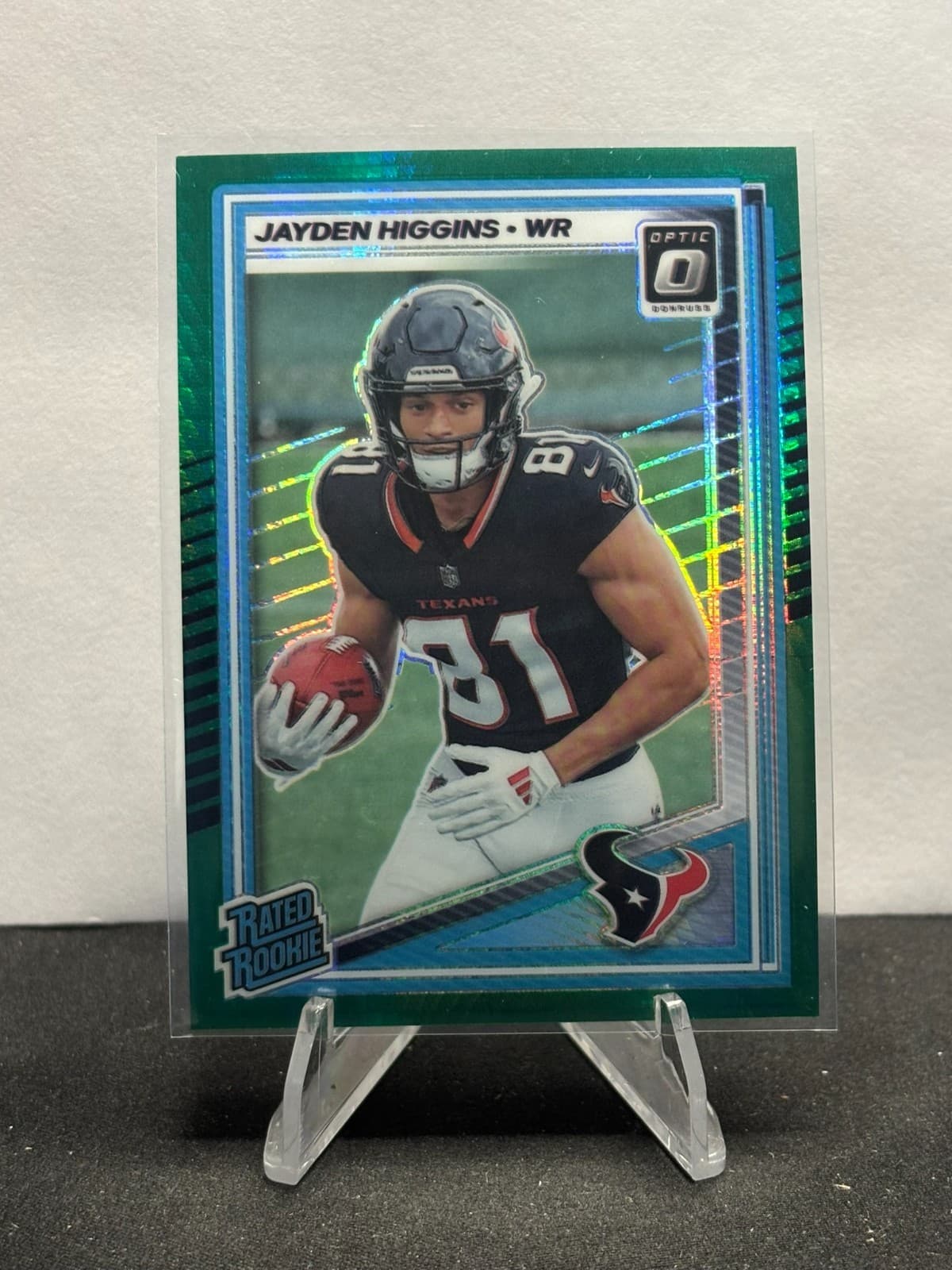 Jayden Higgins trading card