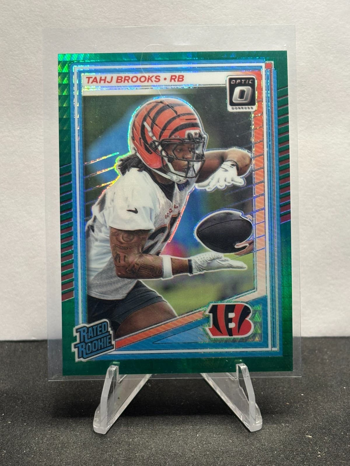 Tahj Brooks trading card