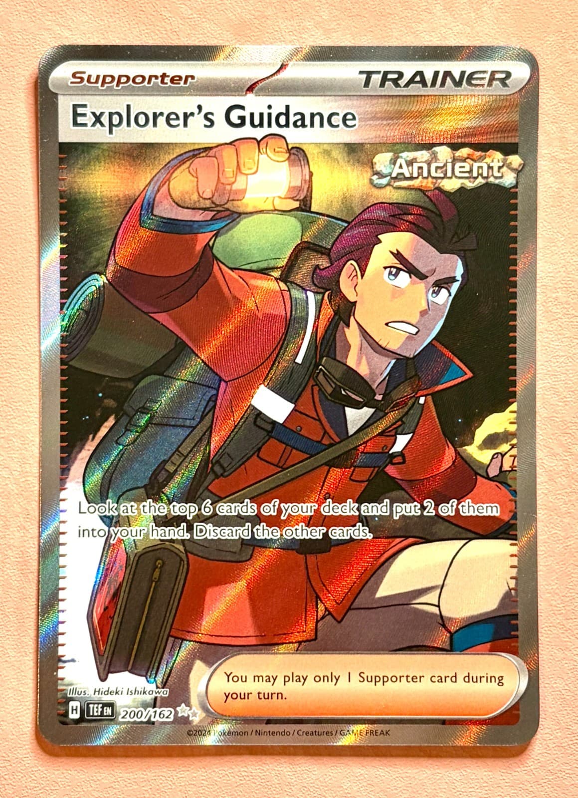 Explorer's Guidance trading card
