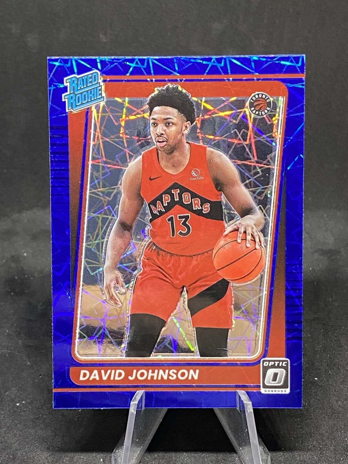 David Johnson trading card