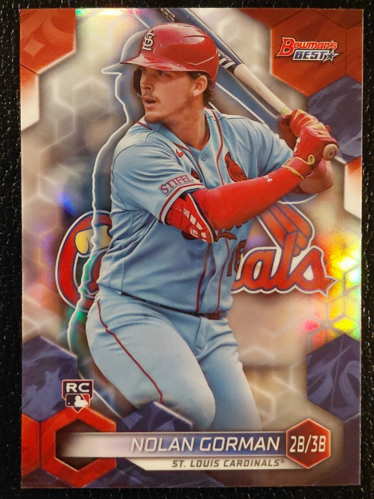 Nolan Gorman 2023 bowman Bowman's Best