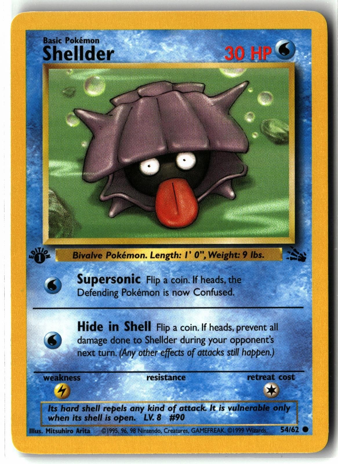 Shellder 1999 Pokemon Fossil