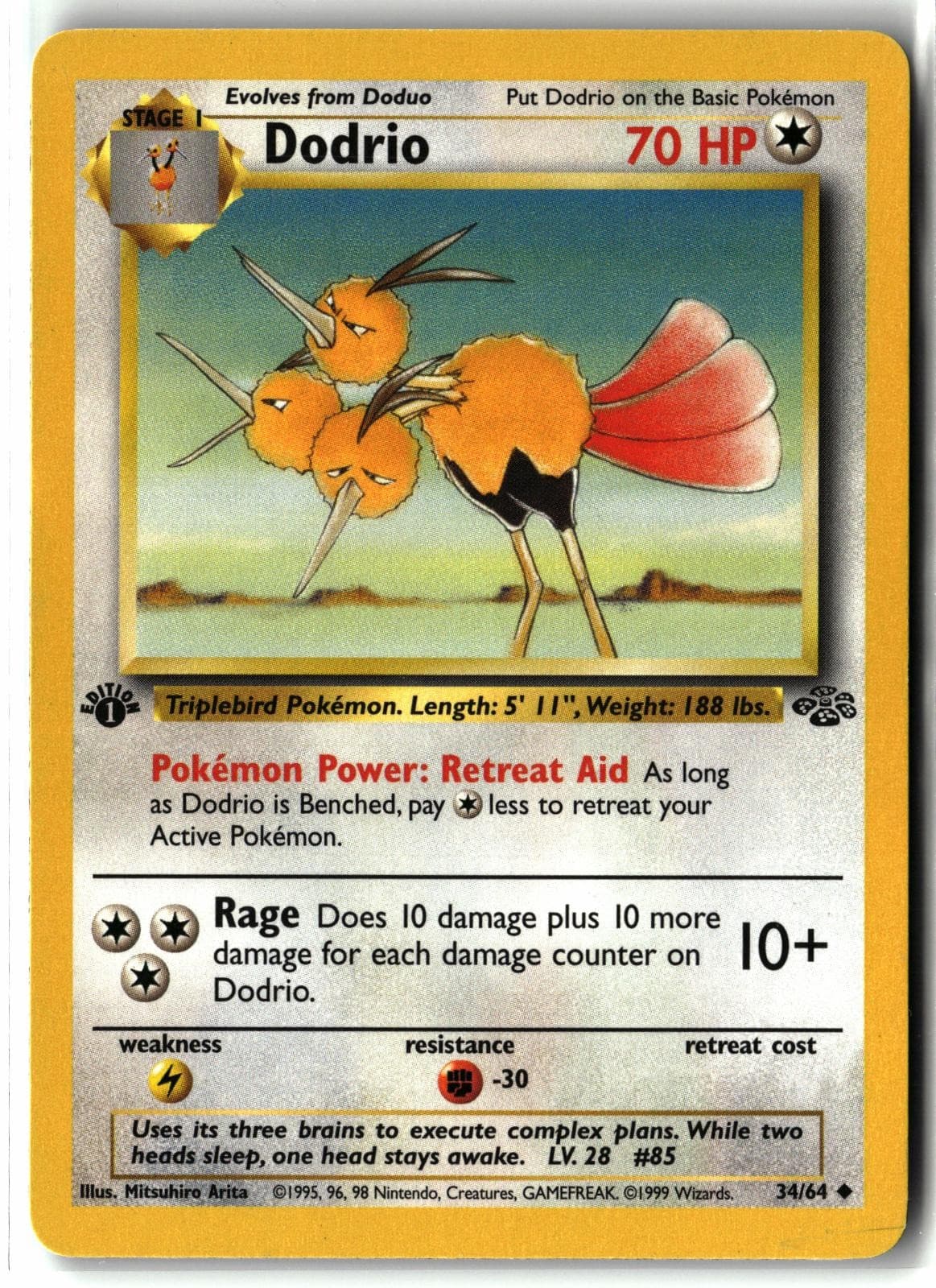 Dodrio trading card